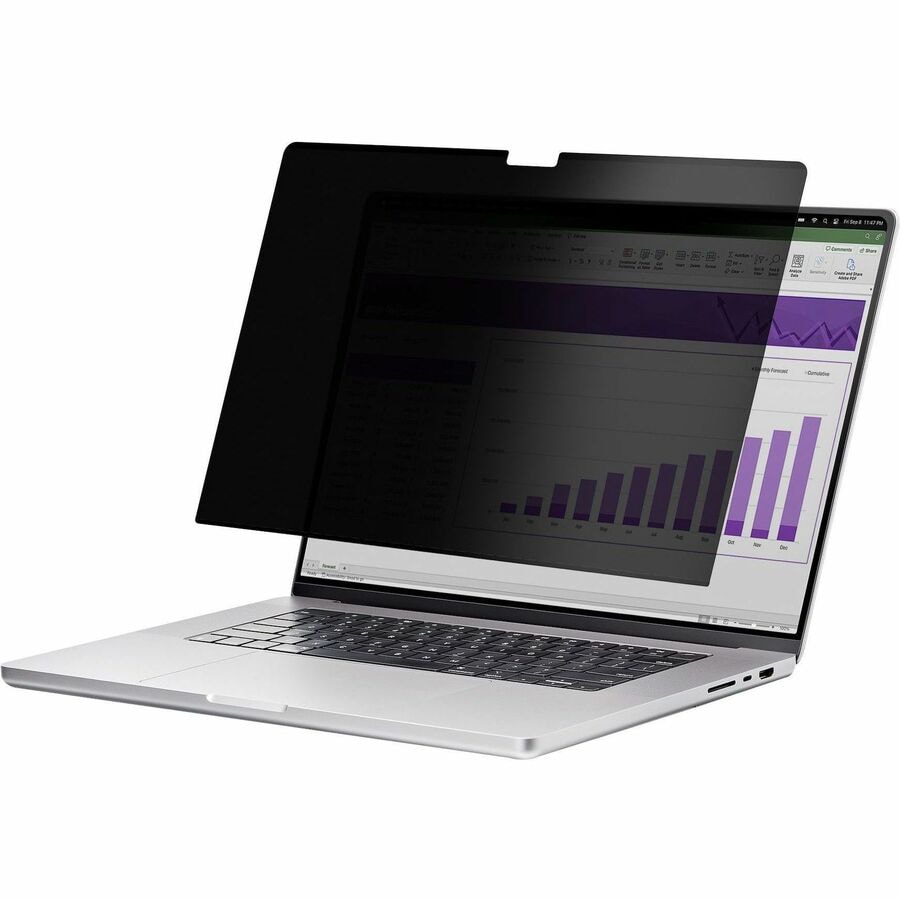 StarTech.com 14" MacBook Pro 21/23 Laptop Privacy Screen, Removable / Reversible Anti-Glare Blue Light Filter, Magnetic