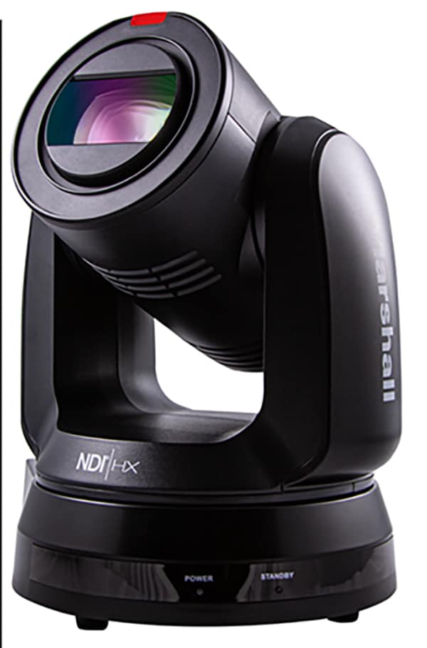 Marshall 30x UHD60 NDI HX3 PTZ Camera - Black