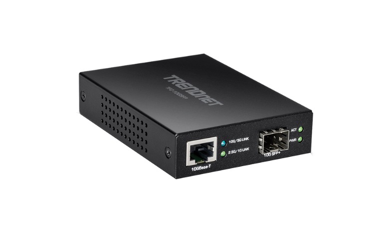 TRENDnet 10GBase-T to SFP+ Fiber Media Converter - TFC-10GSFP