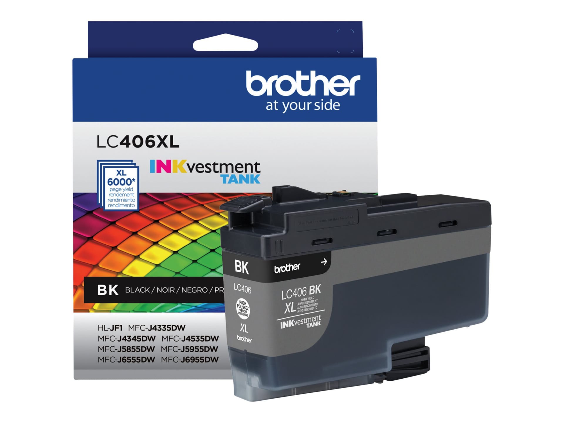 Brother LC406XLBK - High Yield - black - original - ink cartridge