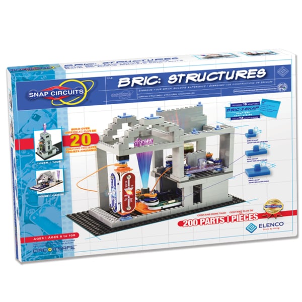 Teq ELENCO Snap Circuits Bric Structures Kit