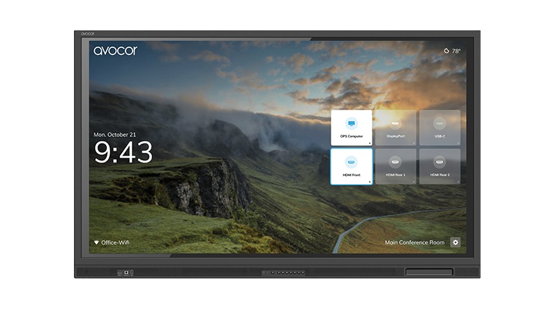 Avocor E Series 75" Interactive Display with Accessory Kit