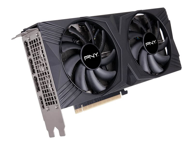 PNY Geforce RTX 4070 SUPER 12GB - VERTO Overclocked Dual Fan Edition - graphics card - GeForce RTX 4070 Super - 12 GB
