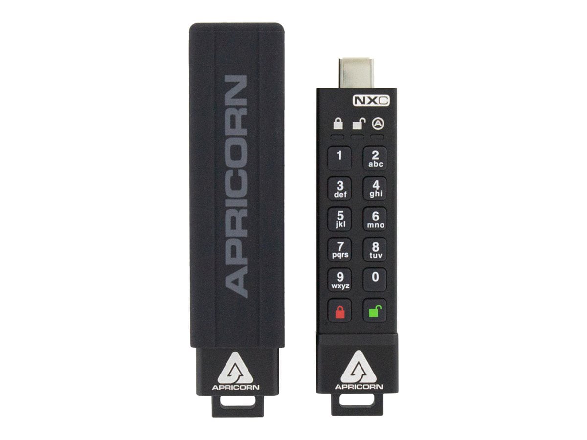 Apricorn Aegis Secure Key 3NXC - USB flash drive - 4 GB - TAA Compliant