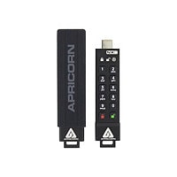 Apricorn Aegis Secure Key 3NXC - USB flash drive - 4 GB - TAA Compliant