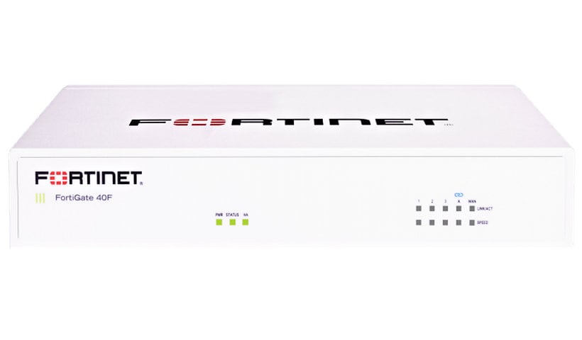 Fortinet FortiGate 40F - security appliance - with 5 years FortiCare Premium Support + 5 years FortiGuard Enterprise