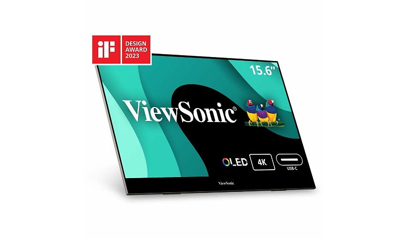 ViewSonic VX1655-4K-OLED 16" Class 4K UHD OLED Monitor - 16:9 - Black