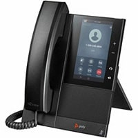 Poly CCX 505 IP Phone - Corded - Corded/Cordless - Bluetooth, Wi-Fi - Desktop, Wall Mountable - Black