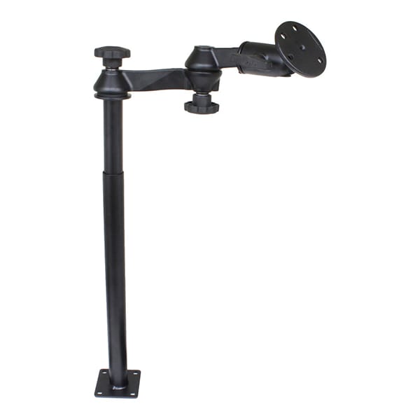 RAM Mounts Tele-Pole with 12" and 18" Poles,Swing Arms and Large Round Plate