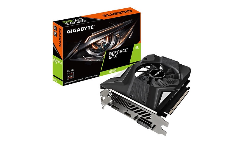 Gigabyte GeForce GTX 1650 D6 OC 4G (rev. 2.0) - OC Edition - graphics card - GF GTX 1650 - 4 GB