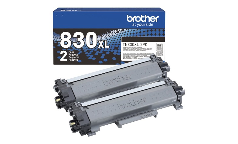 Brother TN830XL 2PK - 2-pack - High Yield - black - original