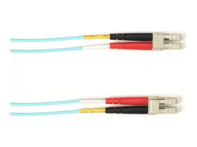 Black Box 197' LC to LC OM4 Multimode OFNP Plenum Fiber Optic Patch Cable -