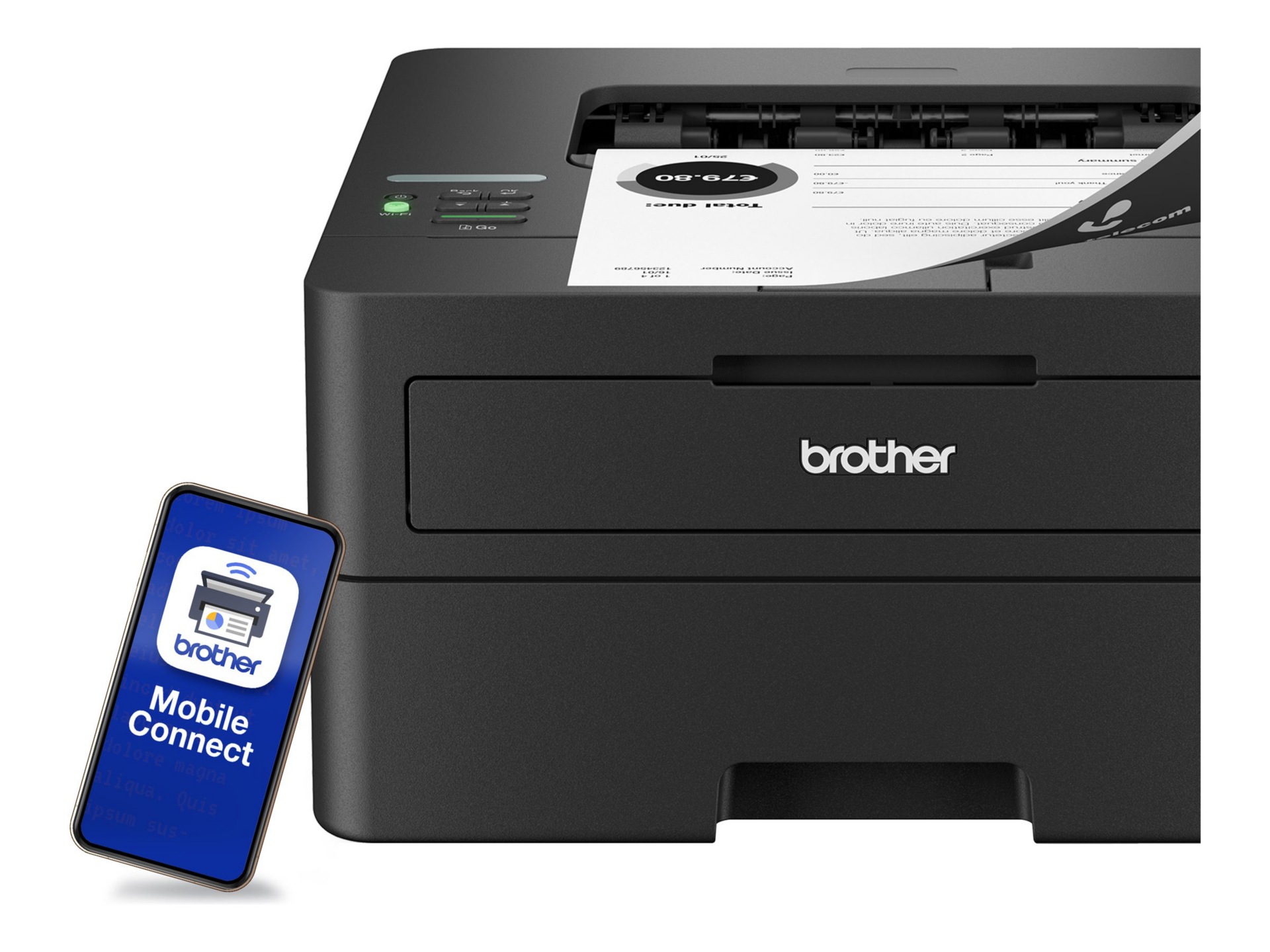 Thumbnail 5 of 6 for Brother HL-L2460DW - printer - B/W - laser