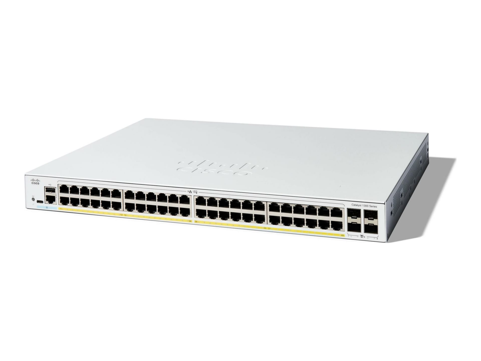 Cisco Catalyst 1300-48P-4X - switch - 48 ports - managed - rack-mountable