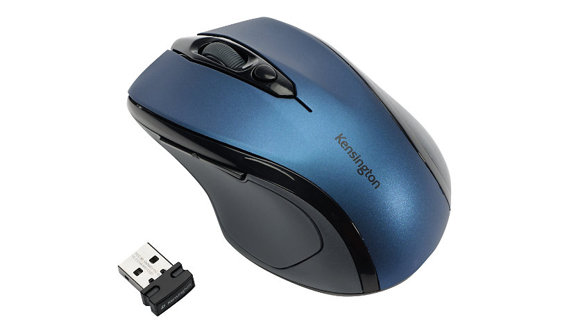 Kensington Pro Fit Mid-Size - mouse - 2.4 GHz - sapphire blue