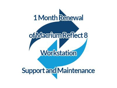 Macrium Premium Support & Maintenance - support technique (renouvellement) - pour Macrium Reflect Workstation - 1 mois