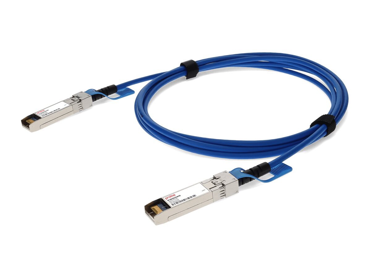 Proline 10GBase-CU direct attach cable - TAA Compliant - 3.3 ft - blue