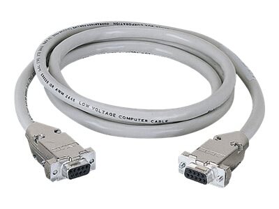 Black Box - serial cable - DB-9 to DB-9 - 50 ft