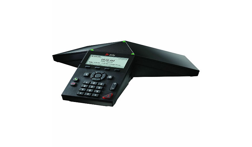 Poly Trio 8300 IP Conference Station - Corded/Cordless - Wi-Fi, Bluetooth - Black - TAA Compliant