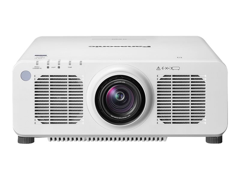 Panasonic PT-RCQ80WU7 - DLP projector - standard lens - LAN - white