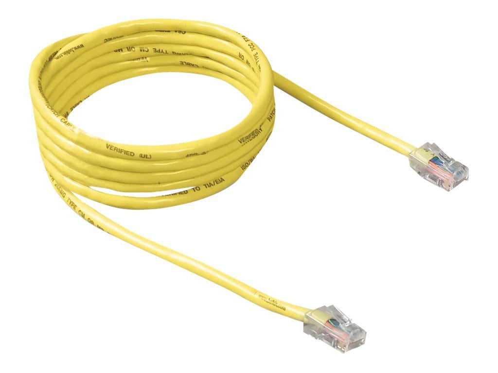 Belkin patch cable - 3 ft - yellow