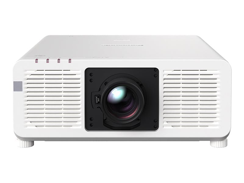 Panasonic PT-REQ80LWU - DLP projector - no lens - LAN - white