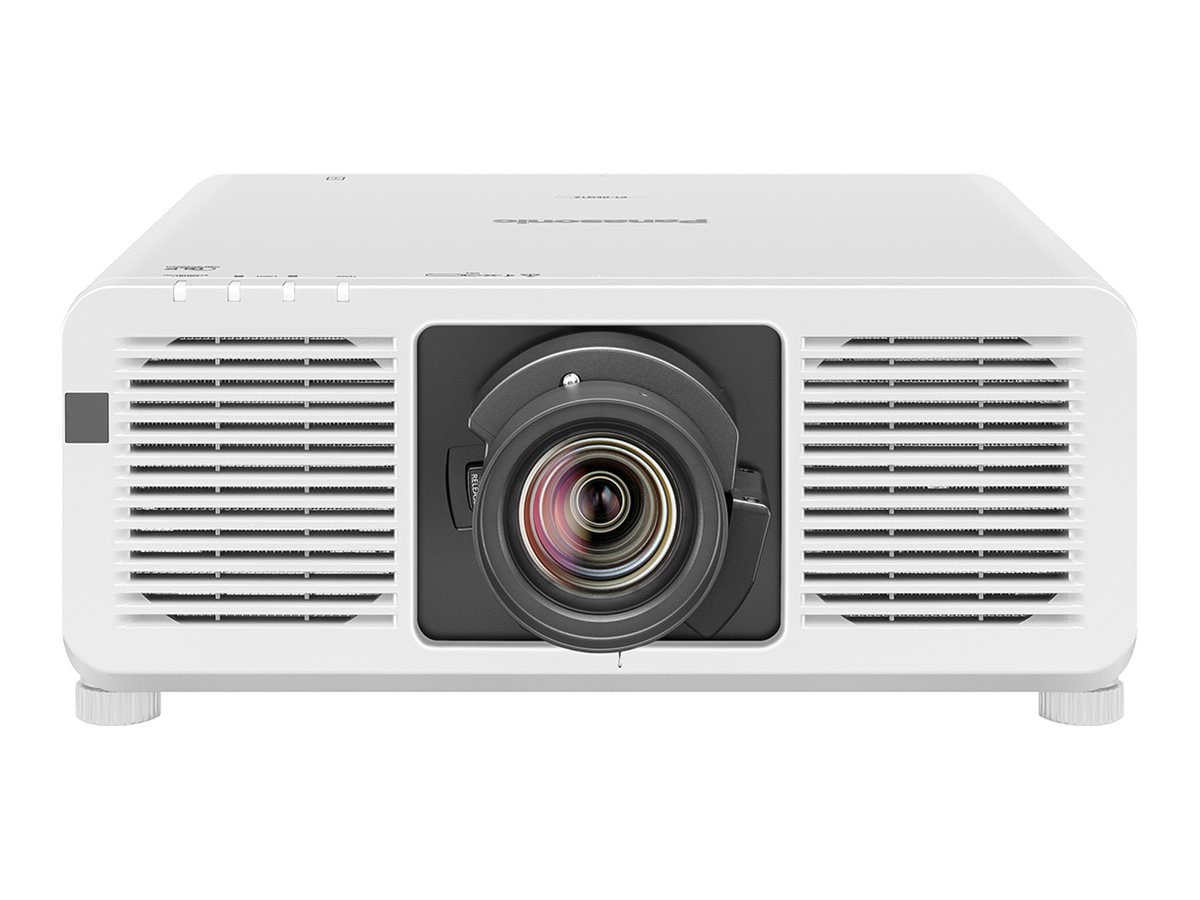 Panasonic PT-REQ10LWU - DLP projector - no lens - LAN - white