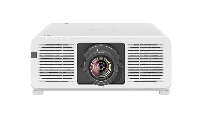 Panasonic PT-REQ12LWU - DLP projector - no lens - LAN - white