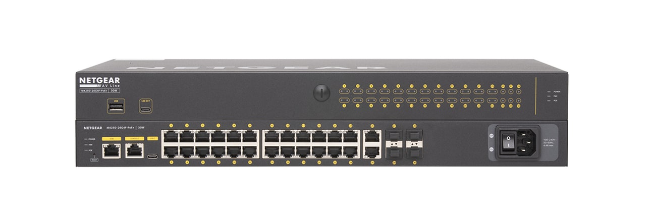 ZDI QSC NETGEAR NS Series 26-Port Gen2 Network Switch