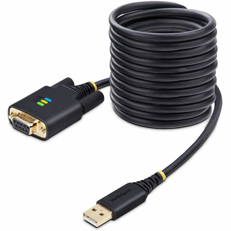 StarTech.com 10ft (3m) USB to Null Modem Serial Adapter Cable