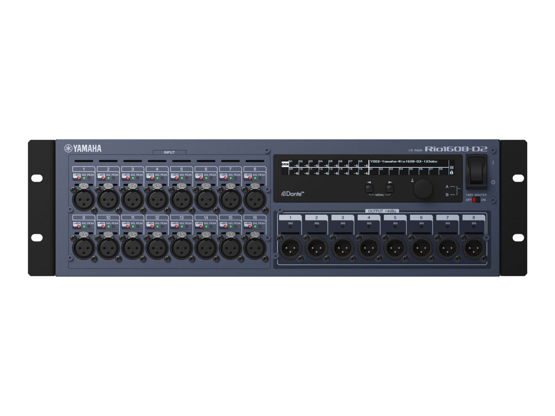 Yamaha RIO1608-D2 audio input/output box