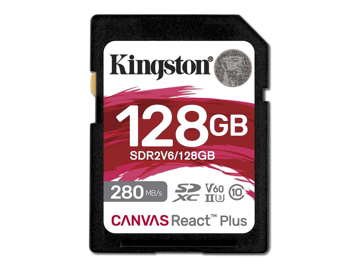 Kingston Canvas React Plus 128GB SD Card