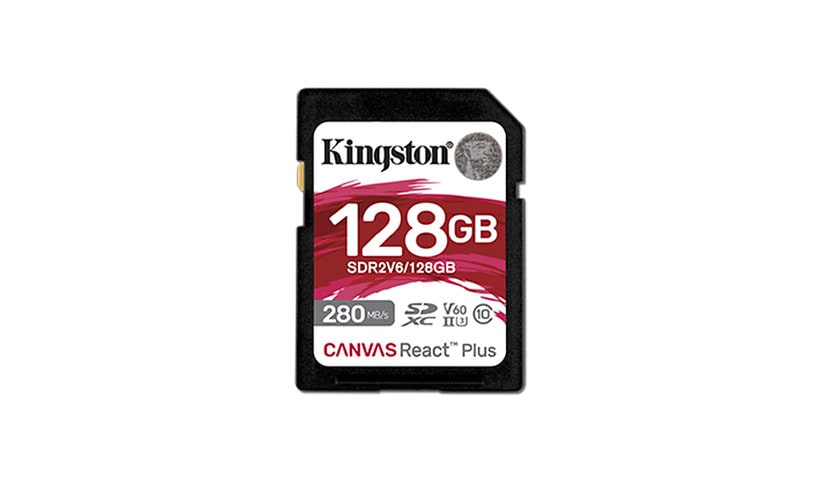 Kingston Canvas React Plus 128GB SD Card