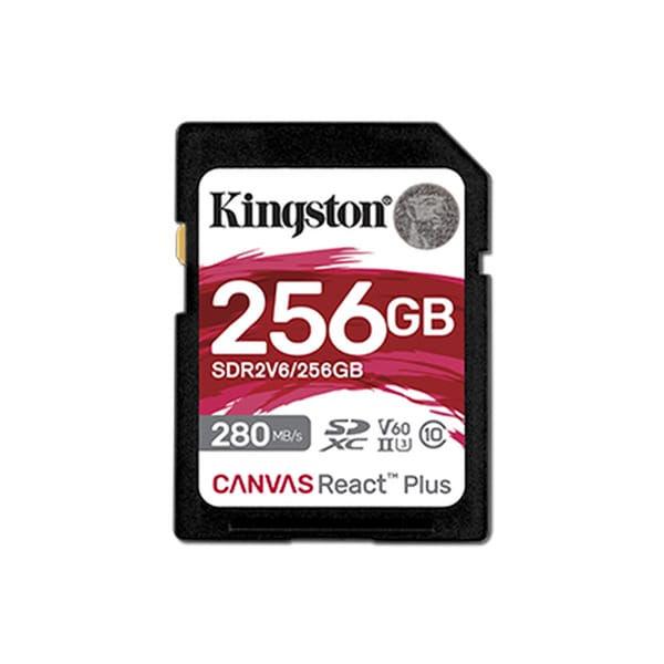 Kingston Canvas React Plus 256GB SD Card