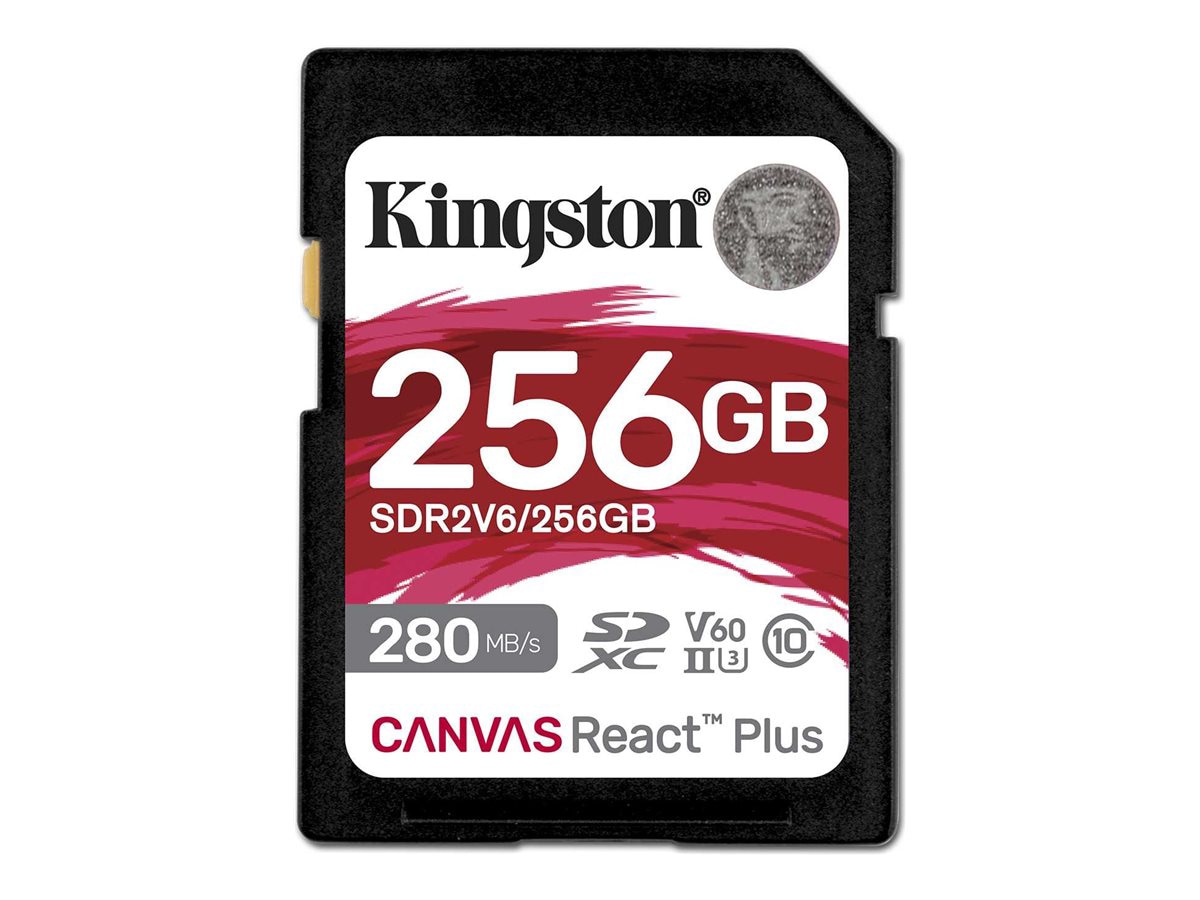 Kingston Canvas React Plus 256GB SD Card