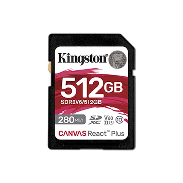 Kingston Canvas React Plus 512GB SD Card