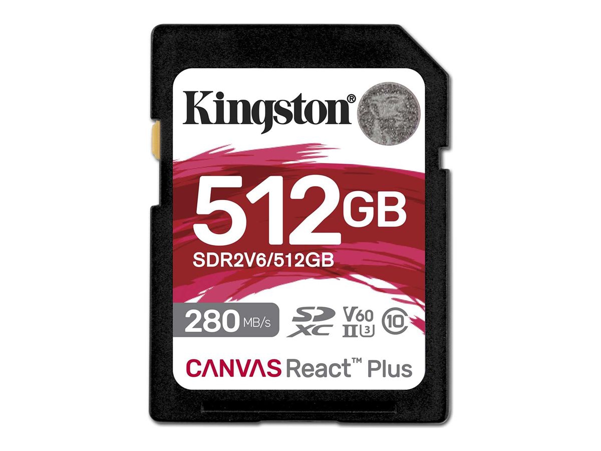 Kingston Canvas React Plus 512GB SD Card