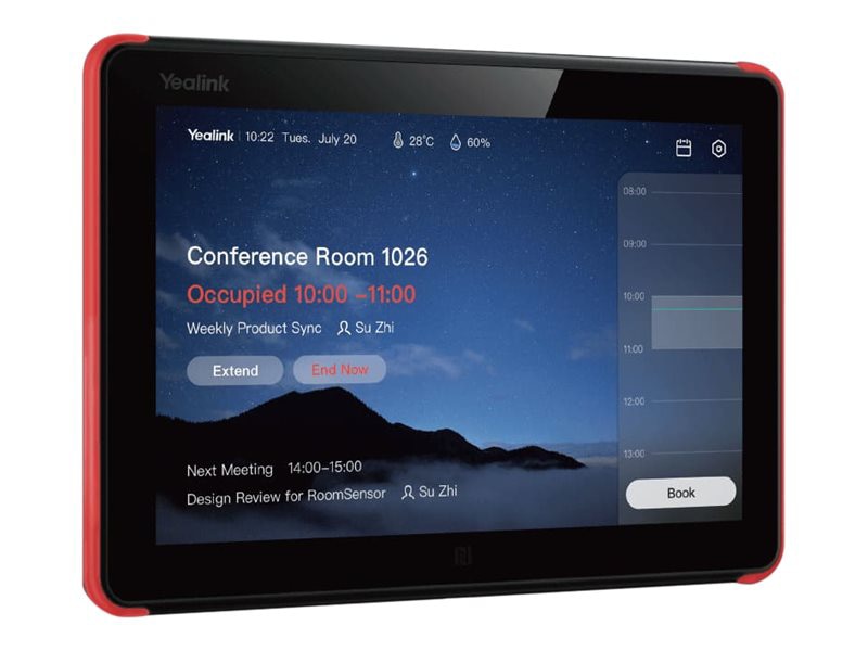 Yealink RoomPanel - room manager - 802.11a/b/g/n/ac, NFC, Bluetooth 5.0