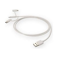 Proline - USB cable - USB to Micro-USB Type B, Lightning, 24 pin USB-C - 3.