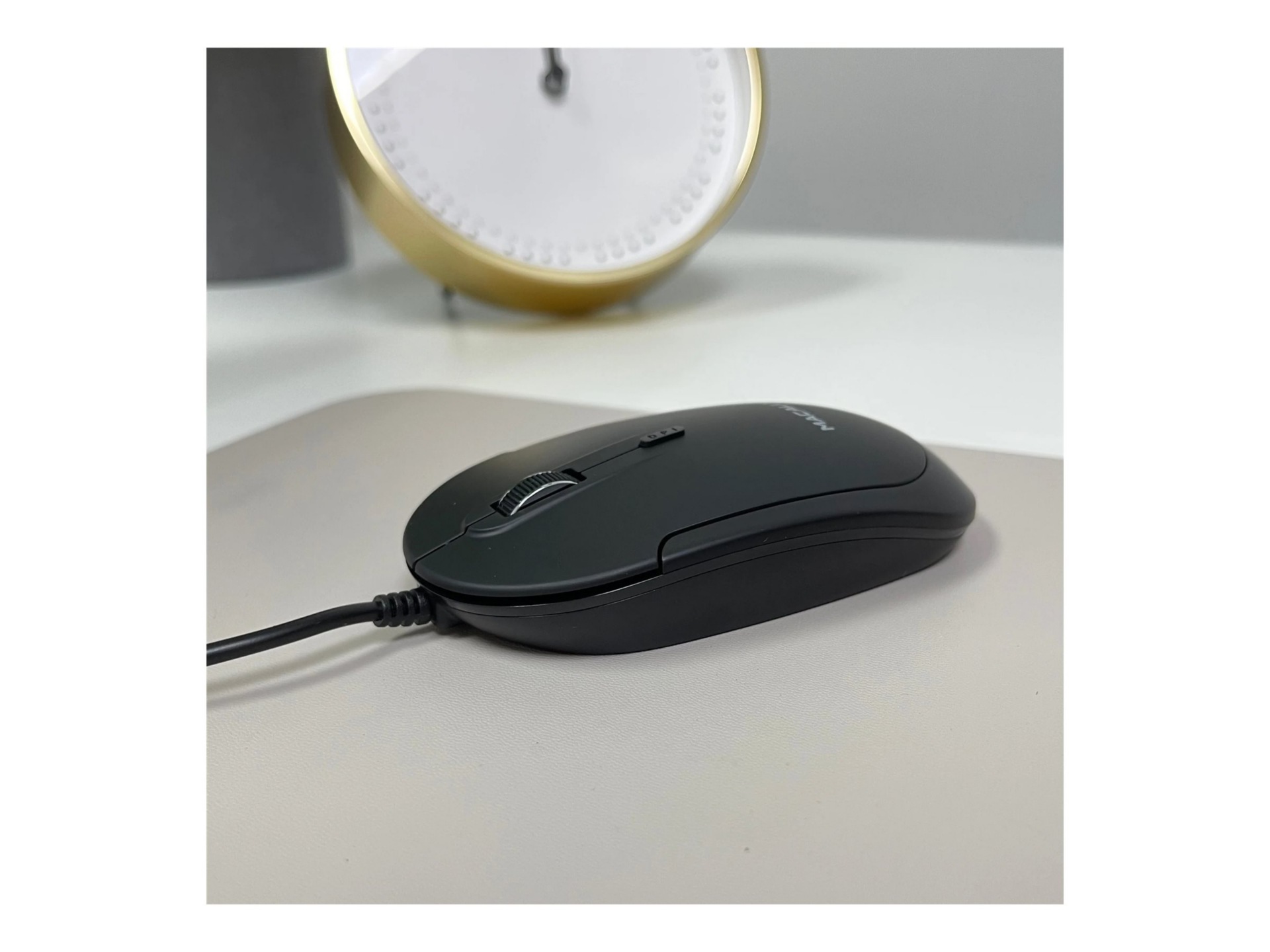 Thumbnail 6 of 13 for Macally USB Slim and Quiet Click Optical Mouse - Black