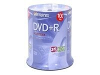 Memorex DVD+R x 100 - storage media