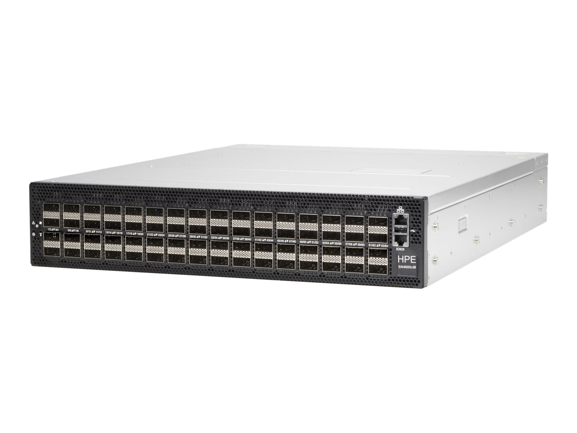 HPE SN4600cM 100GbE 64QSFP28 Switch - switch - 64 ports - managed - rack-mo