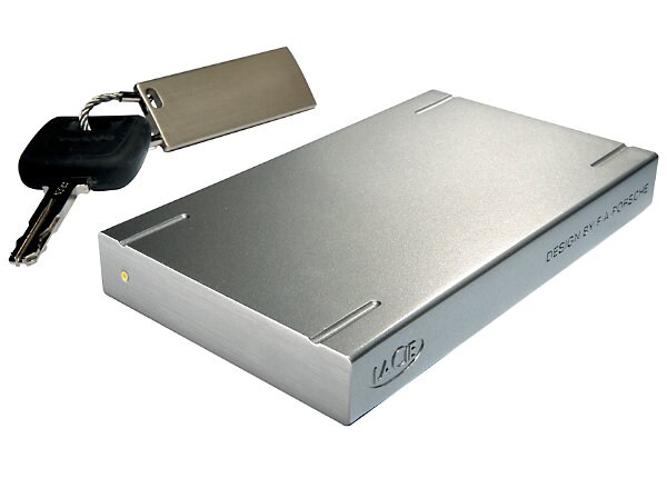 LaCie Mobile Hard Drive Design by F.A. Porsche FireWire and USB 2.0 - hard drive - 100 GB - FireWire / Hi-Speed USB
