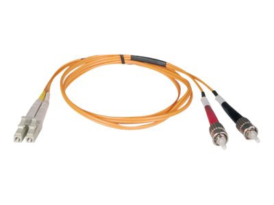 Eaton Tripp Lite Series Duplex Multimode 50/125 Fiber Patch Cable (LC/ST), 10M (33 ft.) - patch cable - 10 m - orange