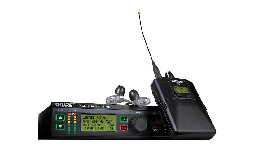 Shure P9TRA425CL - wireless in-ear-monitoring system