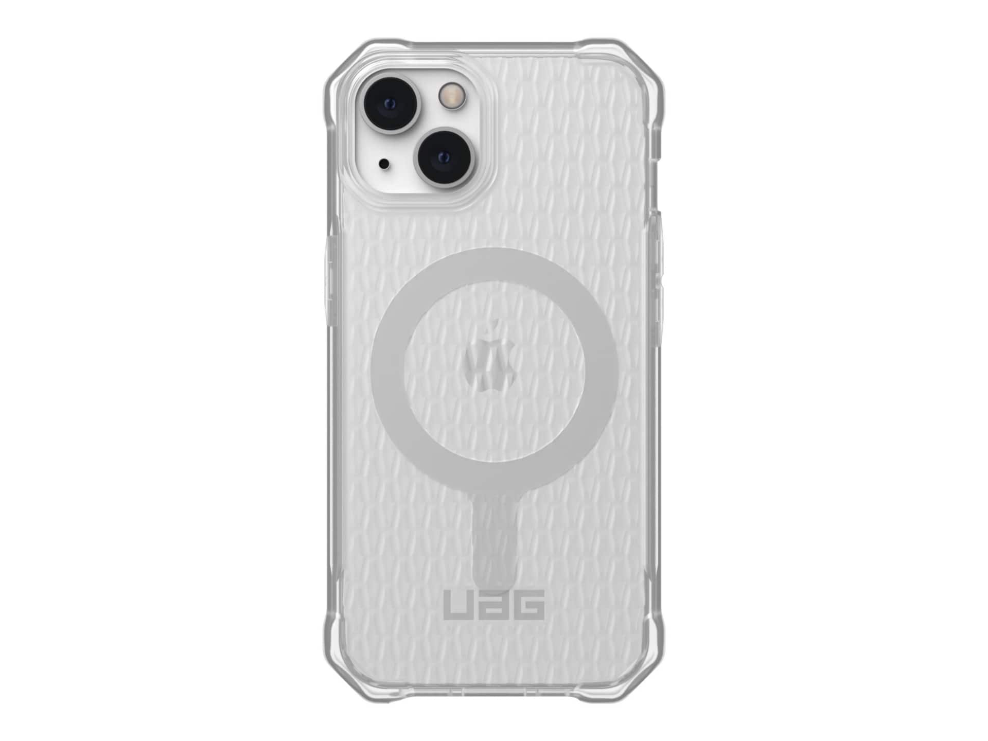 UAG Rugged Case for iPhone 13 5G [6.1-inch] - Essential Armor MAGSAFE Frosted Ice - back cover for cell phone