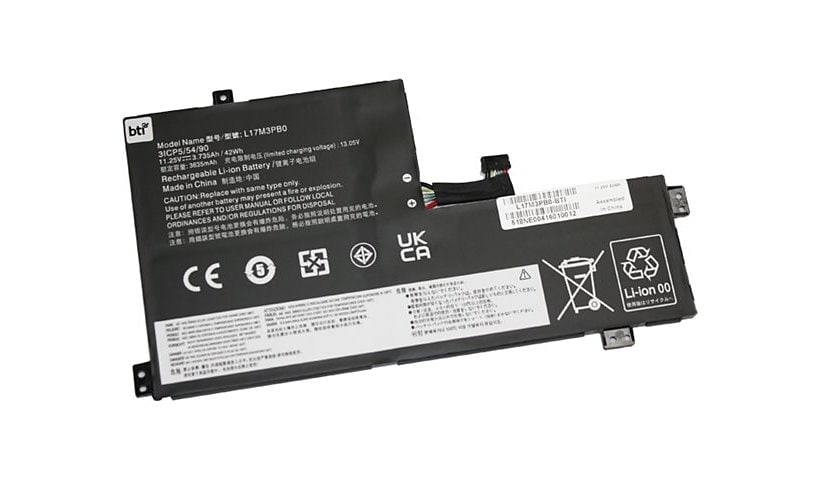 BTI - notebook battery - Li-Ion - 3730 mAh - 42 Wh