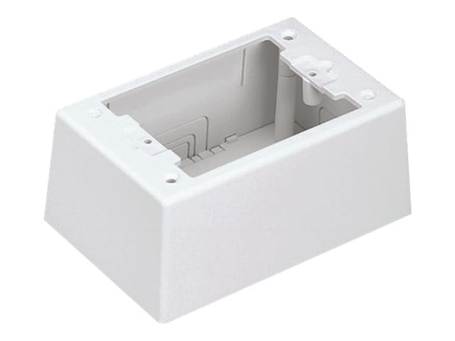 Panduit Single Gang Two-Piece Screw Together Intermediate Outlet Box - cabl