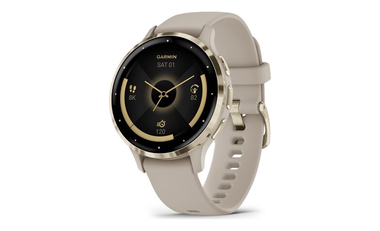 Garmin Venu 3S - french gray - smart watch with band - 8 GB