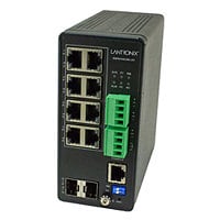 Lantronix 10/100/1000Base-T Managed Hardened Gigabit Ethernet PoE++ Switch